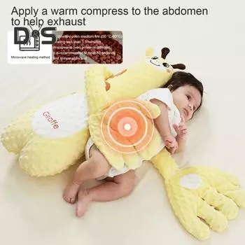 Мягкая подушка для сна с мягким наполнением, чувством безопасности матери, успокаивающий режим сна, компаньон по росту, шлепающий малыш, подушки для малышей белый