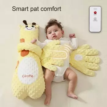 Мягкая подушка для сна с мягким наполнением, чувством безопасности матери, успокаивающий режим сна, компаньон по росту, подушки для малышей, шлепающие по спине белый