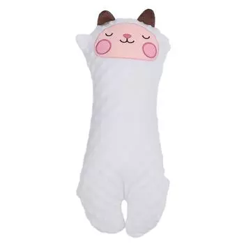 Мягкая подушка для тела с милыми мультяшными животными, мягкая подушка для лежания на боку для детей от 0 до 36 месяцев Little Lamb