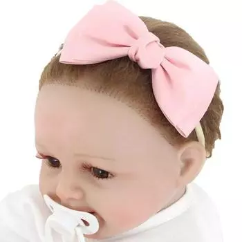 Мягкая повязка для волос Chloe Double Ribbon для девочек Aran Laurent