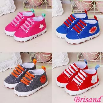 Мягкая повседневная обувь на плоской подошве для новорожденных с рисунками из мультфильмов для девочек и мальчиков 11 синий