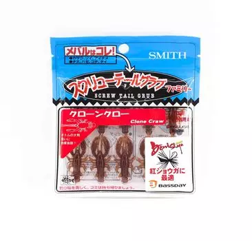 Мягкая приманка Bassday Clone Craw 1,5 дюйма, 10 шт. в упаковке 02 (7545)
