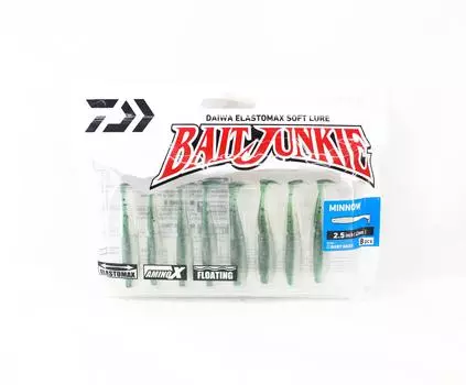 Мягкая приманка Daiwa Junkie Minnow 2,5 дюйма, 8 шт. в упаковке Baby Bass (2712)