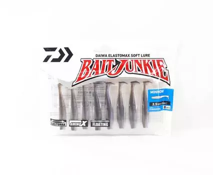 Мягкая приманка Daiwa Junkie Minnow 2,5 дюйма, 8 шт. в упаковке Wakasagi (2897)