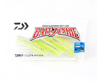 Мягкая приманка Daiwa Junkie Minnow 3,2 дюйма, 6 шт. в упаковке Yuzu UV (2972)