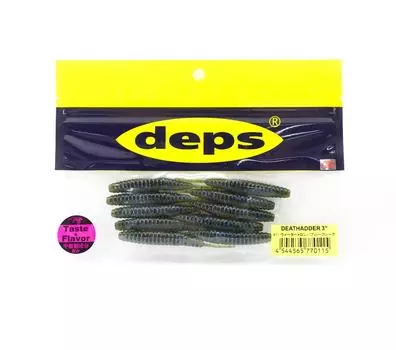 Мягкая приманка Deps Death Adder 3 дюйма 10 штук в упаковке 11 (0115)