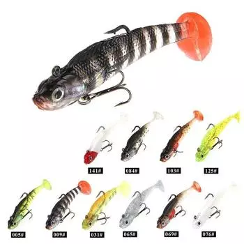 Мягкая приманка для свинцового джига для щуки, щуки, окуня, гольяна, длина приманки, 8 см, 10 см, вес, 9 г, 21,5 г.