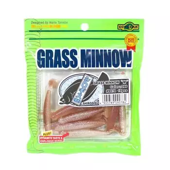 Мягкая приманка Ecogear Grass Minnow M 2-1/2 дюйма 10 штук в упаковке 266 (0784)