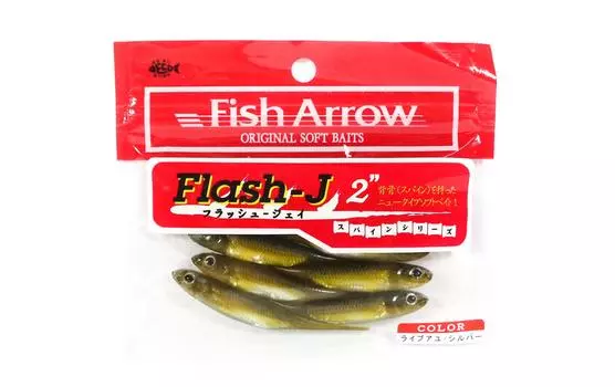 Мягкая приманка Fish Arrow Flash J 2 дюйма, 8 шт. в упаковке #22 (2465)
