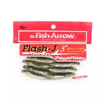Мягкая приманка Fish Arrow Flash J 3 дюйма, 7 шт. в упаковке #02 (8790)