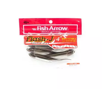 Мягкая приманка Fish Arrow Flash J, 4 дюйма, 6 шт. в упаковке № 07 (9438)