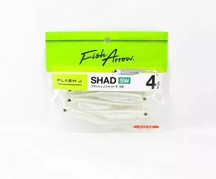 Мягкая приманка Fish Arrow Flash J Shad SW 4 дюйма, 5 шт. в упаковке #100 (8451)