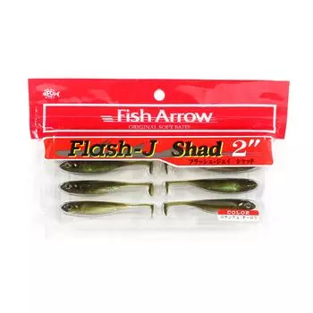 Мягкая приманка Fish Arrow Flash J Shad 2 дюйма, 8 шт. в упаковке #26 (4124)