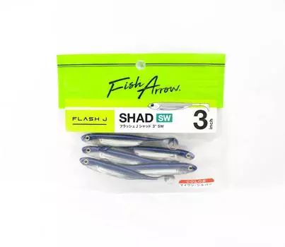 Мягкая приманка Fish Arrow Flash J Shad SW 3 дюйма, 5 шт. в упаковке #105 (8406)