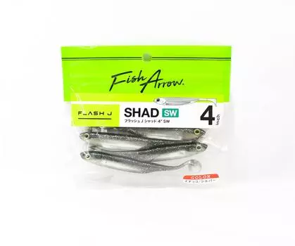 Мягкая приманка Fish Arrow Flash J Shad SW 4 дюйма, 5 шт. в упаковке #112 (8505)
