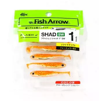 Мягкая приманка Fish Arrow Flash J Shad SW 1 дюйм, 5 шт. в упаковке 121 (4767)