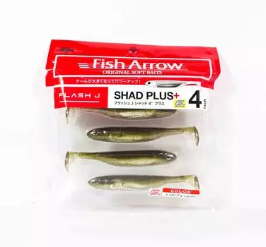 Мягкая приманка Fish Arrow Flash J Shad Plus 4 дюйма, 5 шт. в упаковке 06 (4811)