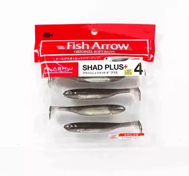 Мягкая приманка Fish Arrow Flash J Shad Plus 4 дюйма, 5 шт. в упаковке 07 (4828)