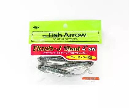 Мягкая приманка Fish Arrow Flash J Shad SW 4 дюйма, 5 шт. в упаковке #112 (9211)