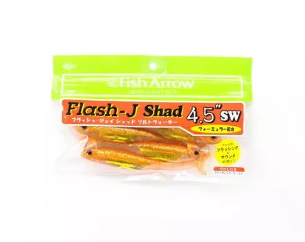 Мягкая приманка Fish Arrow Flash J Shad SW 4,5 дюйма, 4 шт. в упаковке #119 (1544)