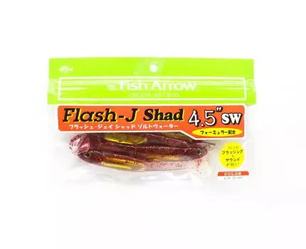 Мягкая приманка Fish Arrow Flash J Shad SW 4,5 дюйма, 4 шт. в упаковке #116 (1513)