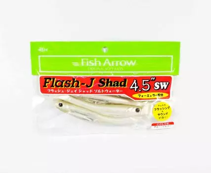 Мягкая приманка Fish Arrow Flash J Shad SW 4,5 дюйма, 4 шт. в упаковке #109 (1476)