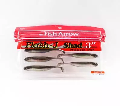 Мягкая приманка Fish Arrow Flash J Shad 3 дюйма, 7 шт. в упаковке #27 (4100)