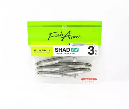 Мягкая приманка Fish Arrow Flash J Shad SW 3 дюйма, 5 шт. в упаковке #112 (8420)