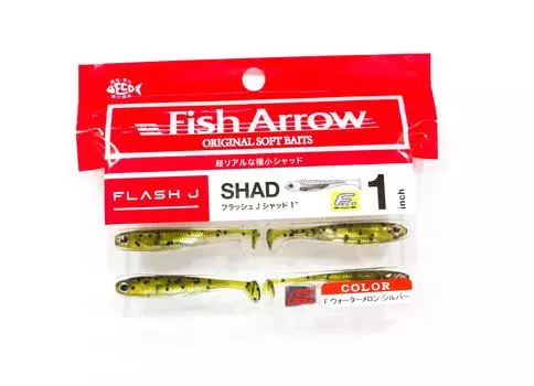 Мягкая приманка Fish Arrow Flash J Shad 1 дюйм, 6 шт. в упаковке #02 (4675)
