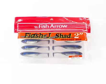 Мягкая приманка Fish Arrow Flash J Shad 2 дюйма, 8 шт. в упаковке #04 (1680)