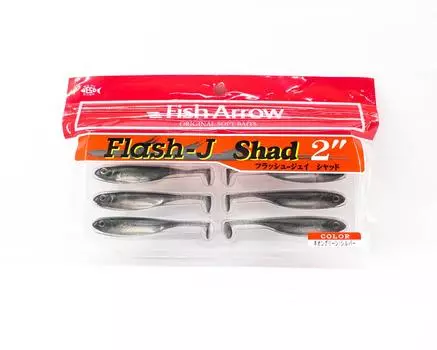 Мягкая приманка Fish Arrow Flash J Shad 2 дюйма, 8 шт. в упаковке #03 (1673)