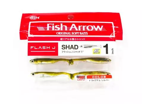 Мягкая приманка Fish Arrow Flash J Shad 1 дюйм, 6 шт. в упаковке #22 (4699)