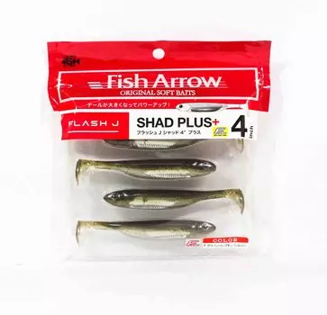 Мягкая приманка Fish Arrow Flash J Shad Plus 4 дюйма, 5 шт. в упаковке 01 (4798)