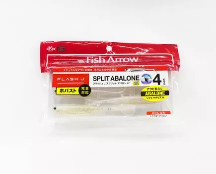 Мягкая приманка Fish Arrow Flash J Split Abalone, 4 дюйма, 5 шт. в упаковке, AB04 (5740)