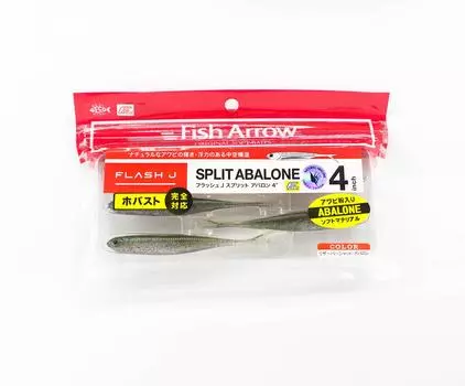 Мягкая приманка Fish Arrow Flash J Split Abalone, 4 дюйма, 5 шт./упаковка AB03 (5733)