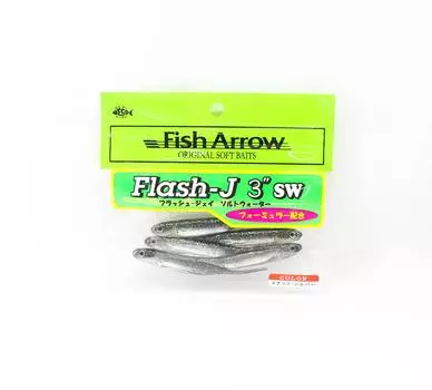 Мягкая приманка Fish Arrow Flash J SW 3 дюйма, 5 шт. в упаковке #112 (8696)