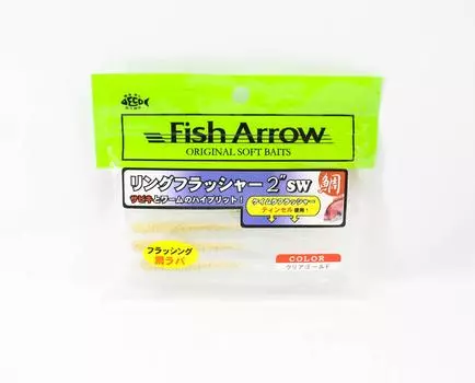 Мягкая приманка Fish Arrow с кольцом-мигалкой 2 дюйма, 6 шт. в упаковке #T02 (2404)