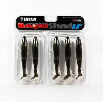 Мягкая приманка Gan Craft Bariki Shad 3,8 дюйма 02 (6597)