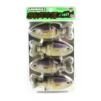Мягкая приманка Imakatsu Java Gill 90 мм 3D Real Color — упаковка из 4 предметов S-384 (0584)