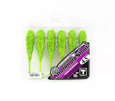 Мягкая приманка Jackall Ammonite Shad 4,5 дюйма Vibe Tail Chart L Flake (29:30)