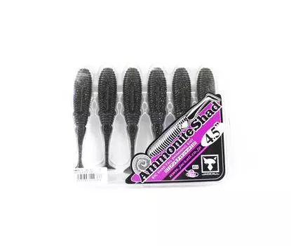 Мягкая приманка Jackall Ammonite Shad 4,5 дюйма Vibe Tail Gold Black Shad (9366)