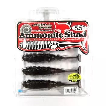 Мягкая приманка Jackall Ammonite Shad 5,5 дюймов Vibe Tail Cola (1414)