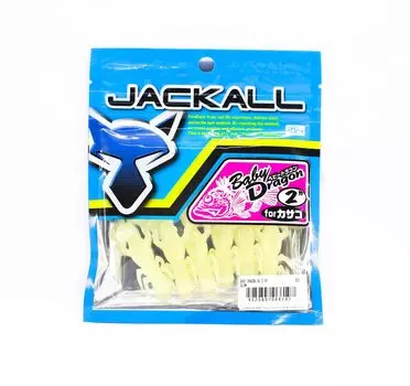 Мягкая приманка Jackall Baby Dragon Salt 2 дюйма Glow (6197)