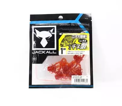Мягкая приманка Jackall Chibi Chinu Kani, 1 дюйм, чешуйки красного золота (1664 г.)