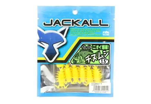 Мягкая приманка Jackall Chibi Chinumushi 1,5 дюйма кукурузы Шаккири (5600)