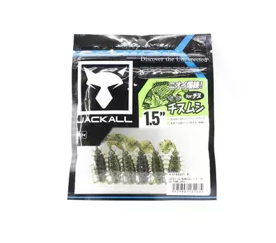 Мягкая приманка Jackall Chibi Chinumushi 1,5 дюйма UV Kamejako (2035 год)