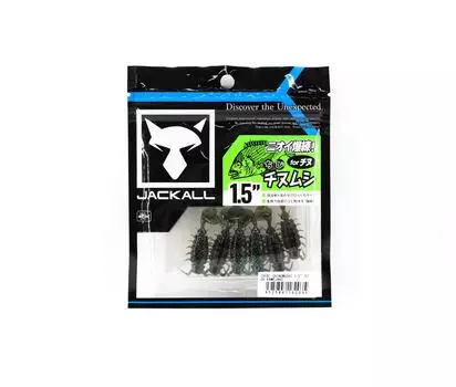 Мягкая приманка Jackall Chibi Chinumushi 1,5 дюйма UV Kamejako (2035 год)