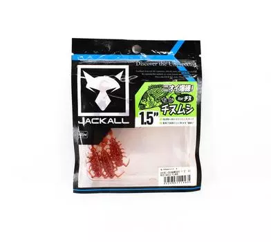 Мягкая приманка Jackall Chibi Chinumushi, 1,5 дюйма, чешуйки красного золота (9435)