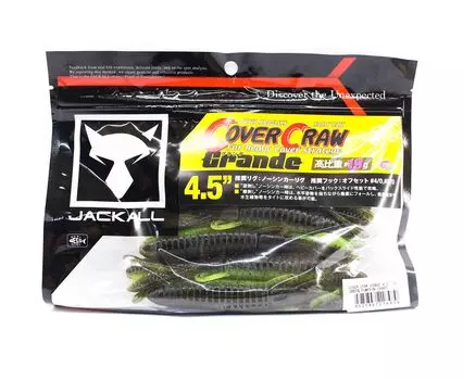 Мягкая приманка Jackall Craw Grande 4,5 дюйма, зеленая тыква. (6479)