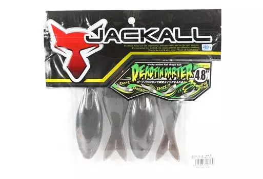 Мягкая приманка Jackall Dead Fin Darter 4,8 дюйма, 4 шт., зеленая тыква P (7130)